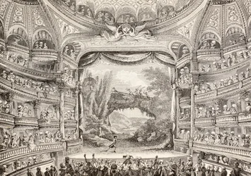 Une représentation de 1789 au Théâtre des Variétés-Amusantes, 1875